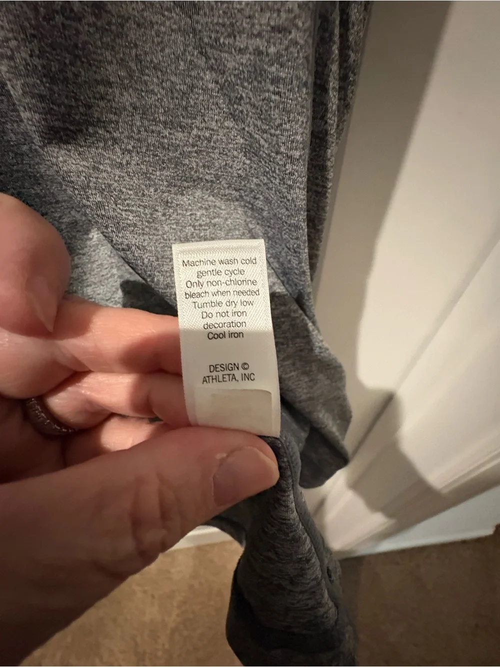 Athleta Heather Gray Performance top